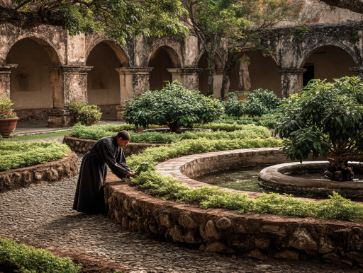 18世紀アンティグアのイエズス会修道院の庭で観賞用として育てられたコーヒーの木|鹿児島コーヒー addCoffee