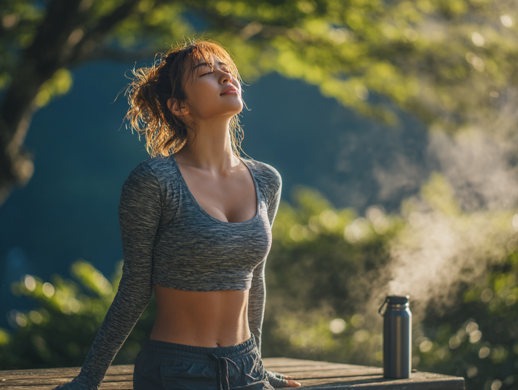 毎日のコーヒー習慣で健康的な生活を送る女性｜鹿児島コーヒー addCoffee
