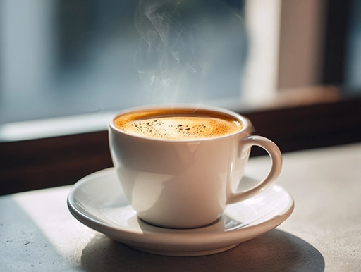 完成したアメリカーノコーヒー｜鹿児島コーヒー addCoffee