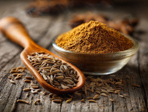 スパイスカレーの香りを作るクミンシードと粉末|鹿児島中央駅カレー addCoffee