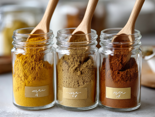 ターメリック、クミン、コリアンダーを等量で自家製スパイスミックス｜鹿児島中央駅カレー addCoffee