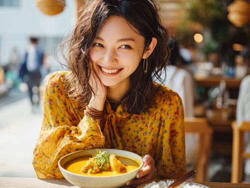 ココナッツミルクチキンカレーで栄養吸収が良好|鹿児島中央駅カレー addCoffee