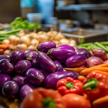 キーマカレーに煮込む野菜｜鹿児島中央駅カレー addCoffee