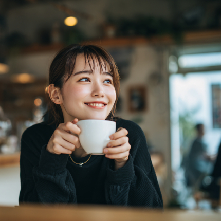 お洒落なコーヒー - スペシャルティコーヒー浅煎りを分かってる女性｜鹿児島コーヒー addCoffee